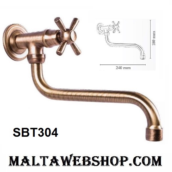 Rustic water tap for farmhouse sink in Maltata