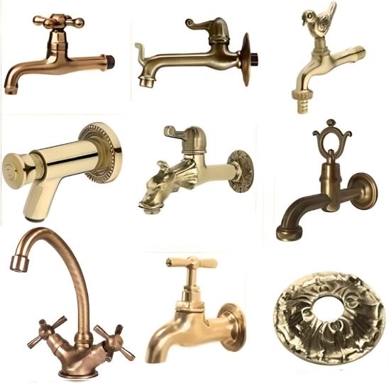 Indoor and outdoor taps in decorative style in Malta - MaltaWebShop.Com