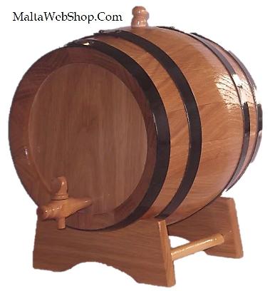 Small wine barrels in Malta