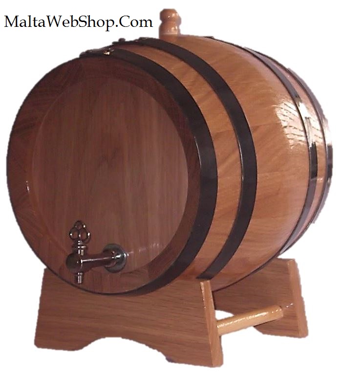 Small wine kegs in Malta