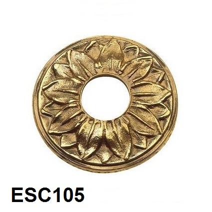 Sunflower backplate in bronze finish for wall mounted tap in Malta - MaltaWebShop.Com