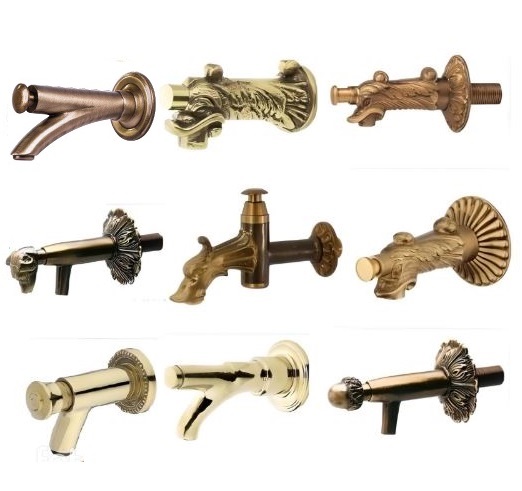 Wall mounted push button tap in Malta from Maltawebshop